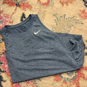 Nike Heathered Blue Sleeveless Top